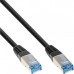 InLine - Patch Cable - RJ-45 (M) to RJ-45 (M) - 20,0m - SFTP, PiMF - CAT 6a - Outdoor, Round, Stranded - Black (72820S)