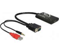 Delock D-Sub (VGA) - HDMI + USB-A + MiniJack 3.5mm 0.2m (62407)