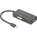 Digitus DisplayPort mini - HDMI - D-Sub (VGA) - DVI-D 0.2m  (DB-340419-002-S)