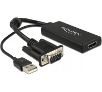 Delock D-Sub (VGA) - HDMI + USB-A 0.2m (62668)