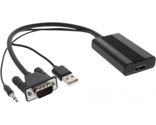 InLine D-Sub (VGA) - HDMI + USB-A + MiniJack 3.5mm 0.3m (65004A)