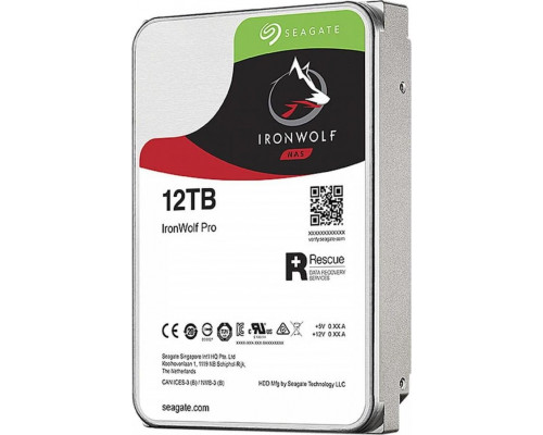 Seagate IronWolf Pro 12 TB 3.5 Drive (ST12000NE0008)