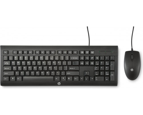 Keyboard + mouse HP C2500 Wired USB Black DE (H3C53AA)