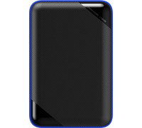Silicon Power HDD Armor A62 1 TB Black and Blue External Drive (SP010TBPHD62SS3B)