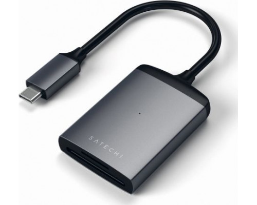 Satechi SATECHI reader ALUMINUM TYPE-C UHS-II MICRO / SD CARD READER ADAPTER | Space Gray