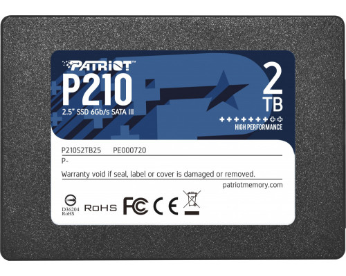 SSD 2TB SSD Patriot P210 2TB 2.5" SATA III (P210S2TB25)