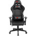 Red Fighter C7 Black armchair