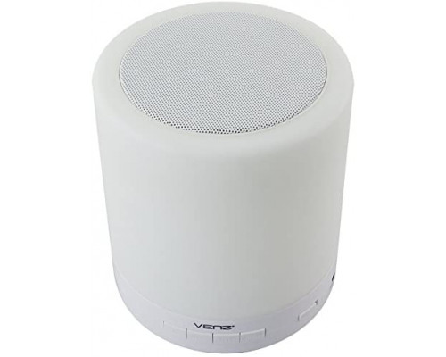 Venz loudspeaker networked with LED lamp