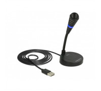 Delock USB Microphone with base and Touch-Mute Button