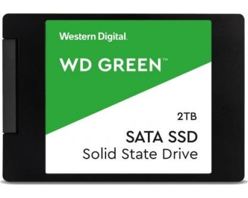 SSD 2TB SSD WD Green 2TB 2.5" SATA III (WDS200T2G0A)