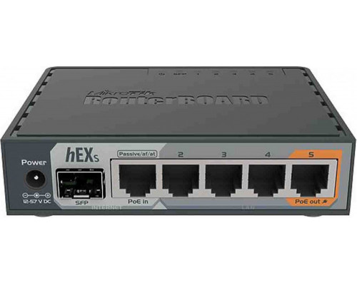 MikroTik hEX S RB760IGS router