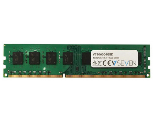 V7 DDR3 Memory, 4 GB, 1333MHz, CL9 (V7106004GBD)