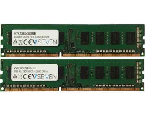 Memory V7 DDR3, 8 GB, 1600MHz, CL11 (V7K128008GBD)