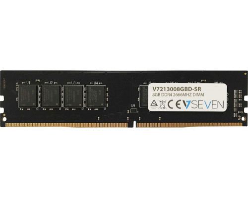 Memory V7 DDR4, 8 GB, 2666MHz, CL19 (V7213008GBD-SR)