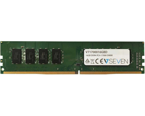 V7 DDR4 Memory, 16 GB, 2133MHz, CL15 (V71700016GBD)