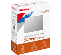 Toshiba HDD Canvio Flex 2TB Silver External Drive (HDTX120ESCAA)