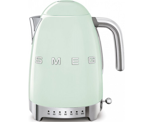 Smeg Electric kettle with temperature control, pastel green