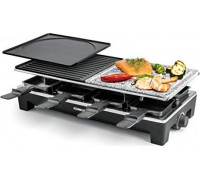 Electric grill Rommelsbacher Raclette Grill RCS 1350 (black / stainless steel)