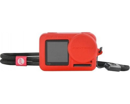 PGYTECH Rubber Sleeve Case red for DJI Osmo Action