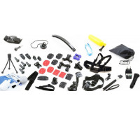 Xrec Big Set / Accessories For Gopro / Sjcam / Sony Action Cam / Tracer / Goclever / Manta / Overmax / Xiaomi / Aee Etc.