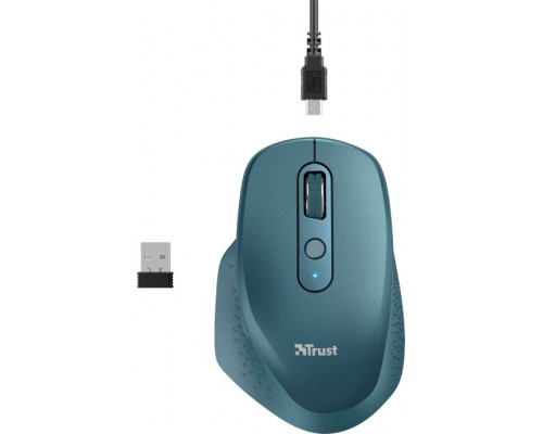 Trust Ozaa Rechargeable Wireless Mouse Blue (24034)