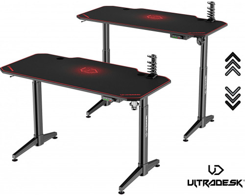 Gaming desk Ultradesk Level red (UDESK-LVA-RB)