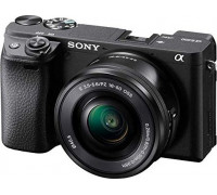 Sony Alpha ILCE-6400 digital camera + Sony SELP 16-50mm lens black