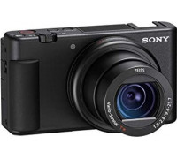 Sony (digital camera, 24-70mm, foldable selfie display for vlogging and YouTube, 4K video)