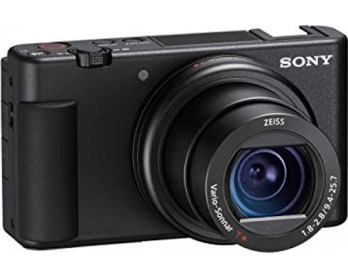 Sony (digital camera, 24-70mm, foldable selfie display for vlogging and YouTube, 4K video)