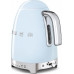 Smeg Electric kettle with temperature control, pastel blue KLF04PBEU