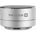 SWISSTEN bluetooth speaker, i-METAL, 3W, volume control, silver, Bluetooth + USB metal connection