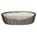 Trixie Wicker basket for dogs, 80 cm, gray