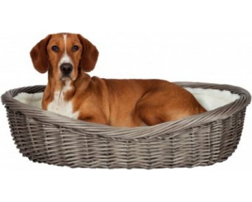 Trixie Wicker basket for dogs, 70 cm, gray