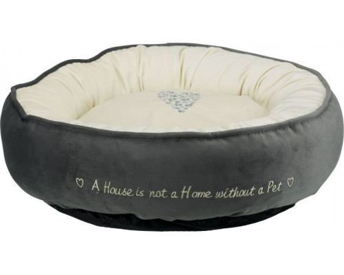 Trixie Pet's Home bed, 50 cm, gray/cream