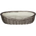 Trixie Wicker Dog Basket, 50 cm, Gray