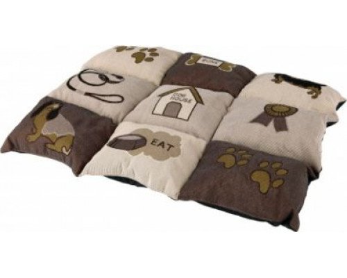 Trixie mosaic blanket, 55×40 cm, brown/beige