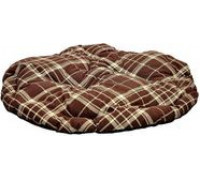 CHABA CUSHION OVAL STANDARD 7C BROWN CHECKED 79x71
