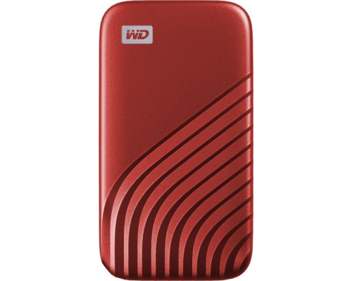 Western Digital SSD My Passport 500GB Red External Drive (WDBAGF5000ARD-WESN)