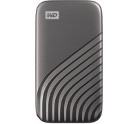 Western Digital SSD My Passport 500 GB Gray External Drive (WDBAGF5000AGY-WESN)