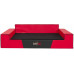 HOBBYDOG Glamor bed - Red and black XXL