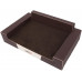 HOBBYDOG Bed Glamor brown, size XL 100x68