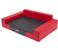 HOBBYDOG Glamor bed - Red and black XL