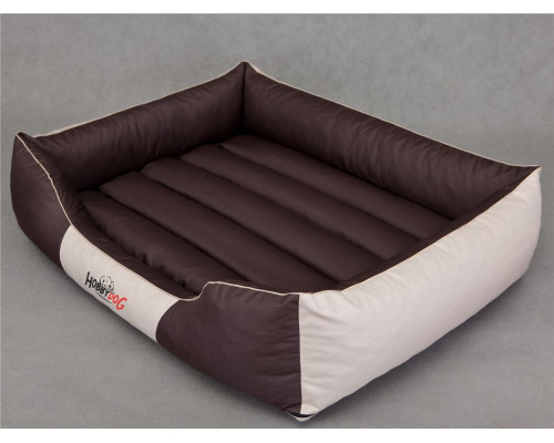 HOBBYDOG Comfort bed - Brown with beige XXXL