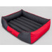 HOBBYDOG Comfort bed - Red-Gray XXXL