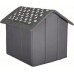 HOBBYDOG Doghouse with paws - gray 76x72