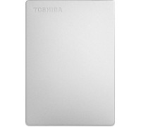 Toshiba HDD Canvio Slim 2TB Silver External Drive (HDTD320ES3EA)