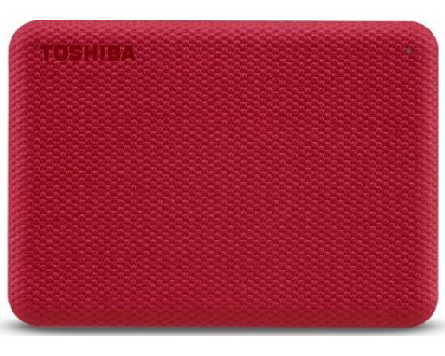 Toshiba HDD Canvio Advance 2020 4 TB Red External Drive (HDTCA40ER3CA)