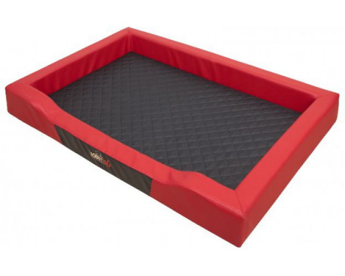 HOBBYDOG Deluxe bed - Red and black XXL