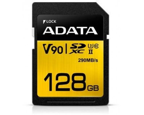 ADATA Premier One SDXC 128 GB Class 10 V90 Card (ASDX128GUII3CL10-C)