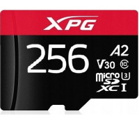 ADATA XPG MicroSDXC 256GB Class 10 UHS-I / U3 A2 Card (AUSDX256GUI3XPGA2-R)